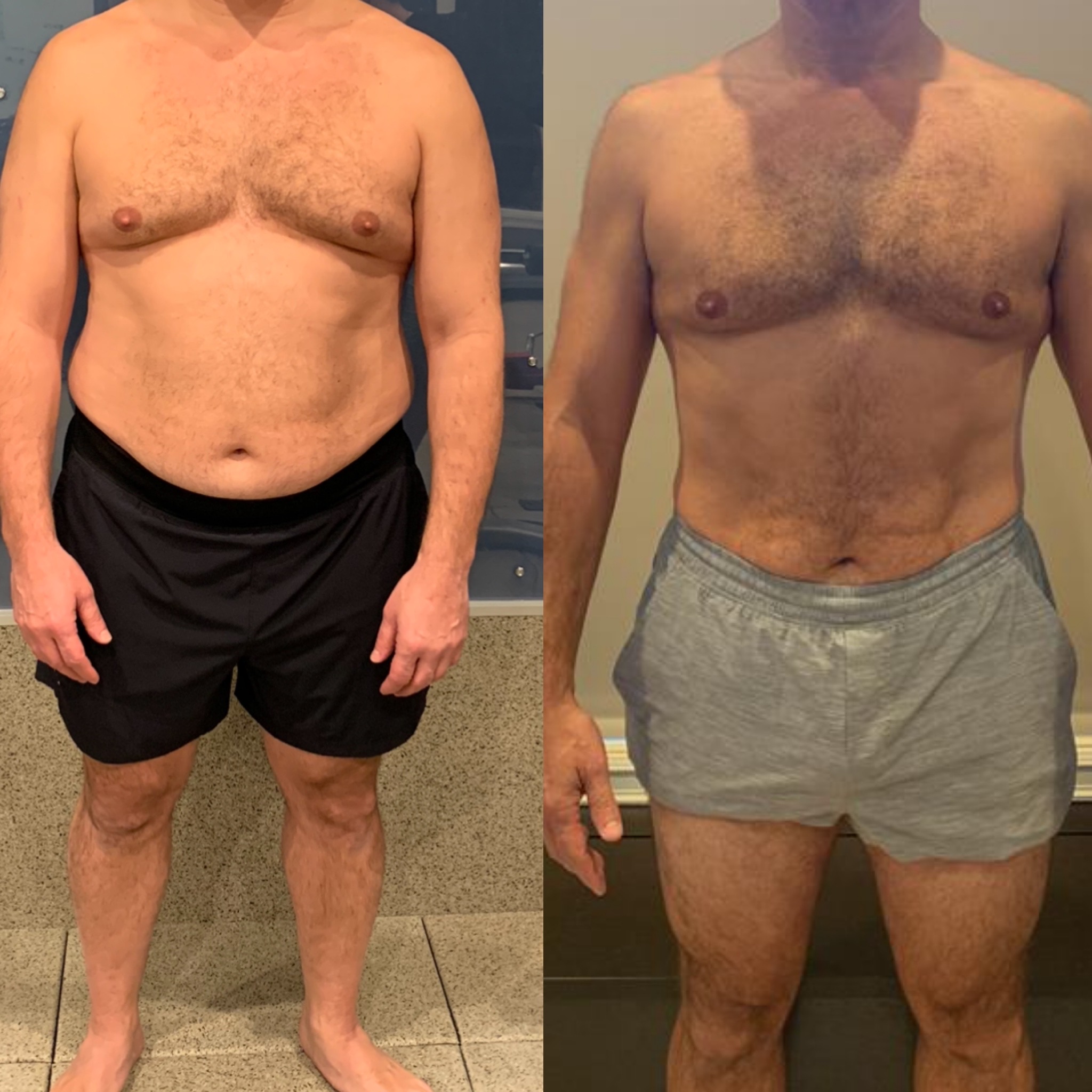 50 year old man weight loss transformation